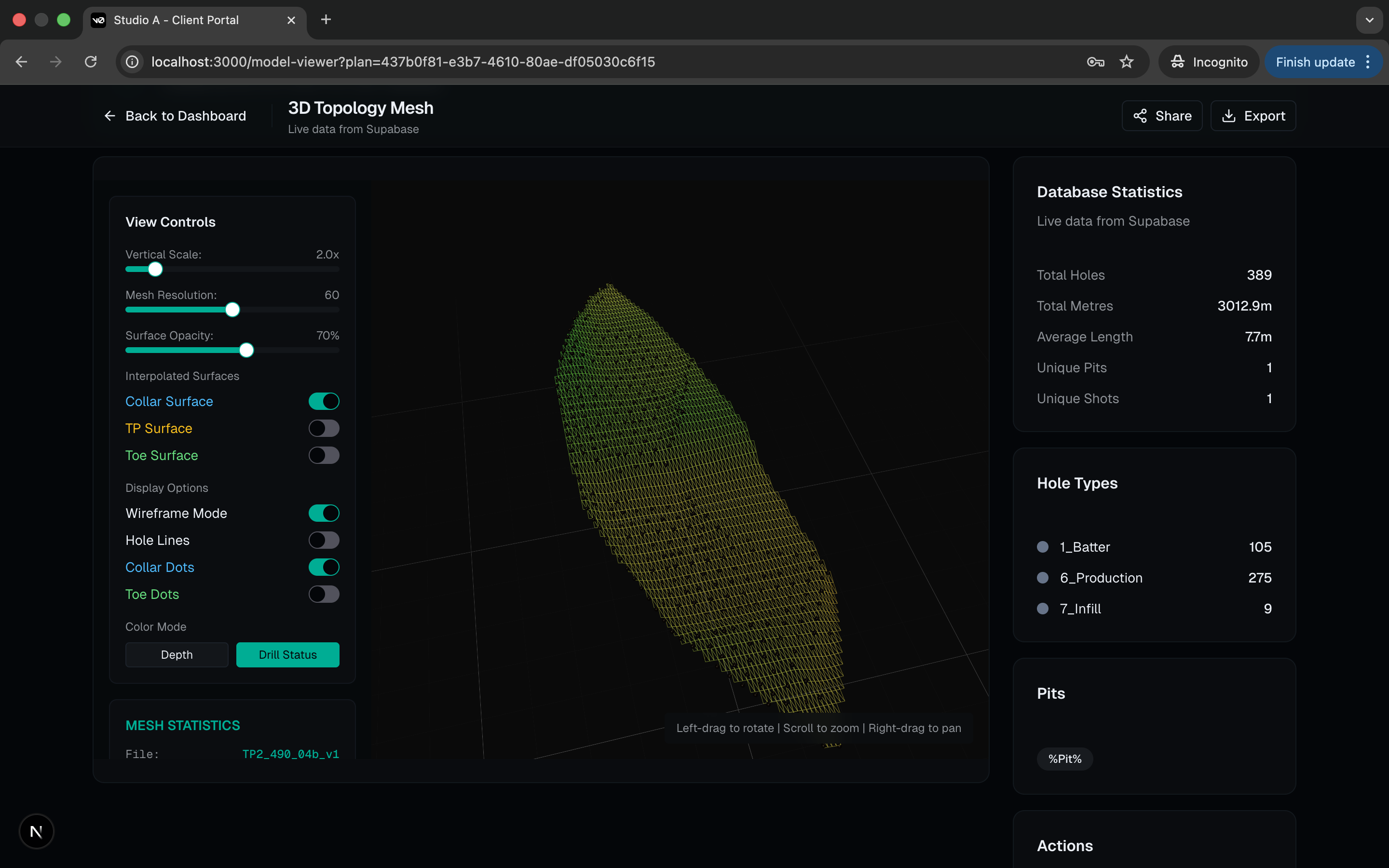 Site C visualization